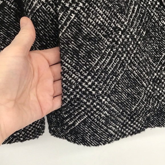 Talbots Tweed Wool Blend Blazer Jacket Button-Up Front Career Casual Size 14P - Picture 6 of 8